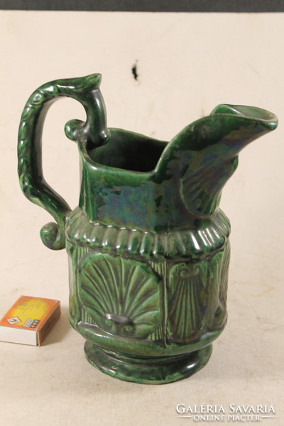 Glazed ceramic carafe jug 358