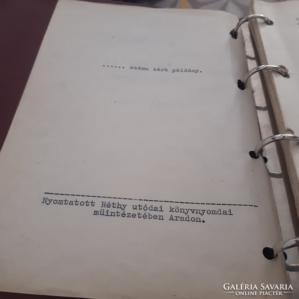 Lőwy Árpád Tréfás versei  1929 Arad kézirat második magánkiadás