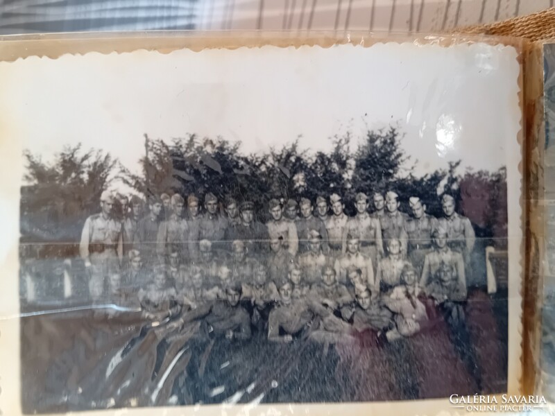 Old military photo album