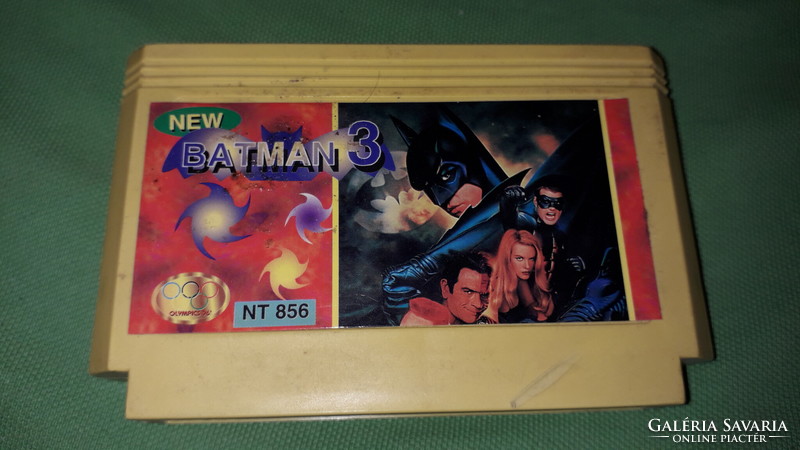 Retro yellow cassette nintendo video game - batman 3. In good condition according to the pictures 1.
