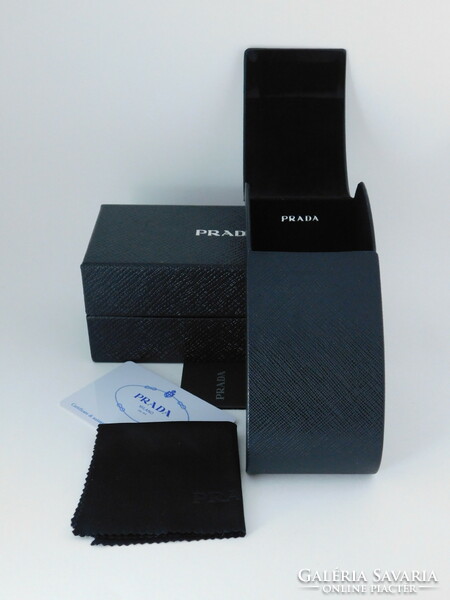 Prada sunglasses/glasses hard case - cloth, case, card