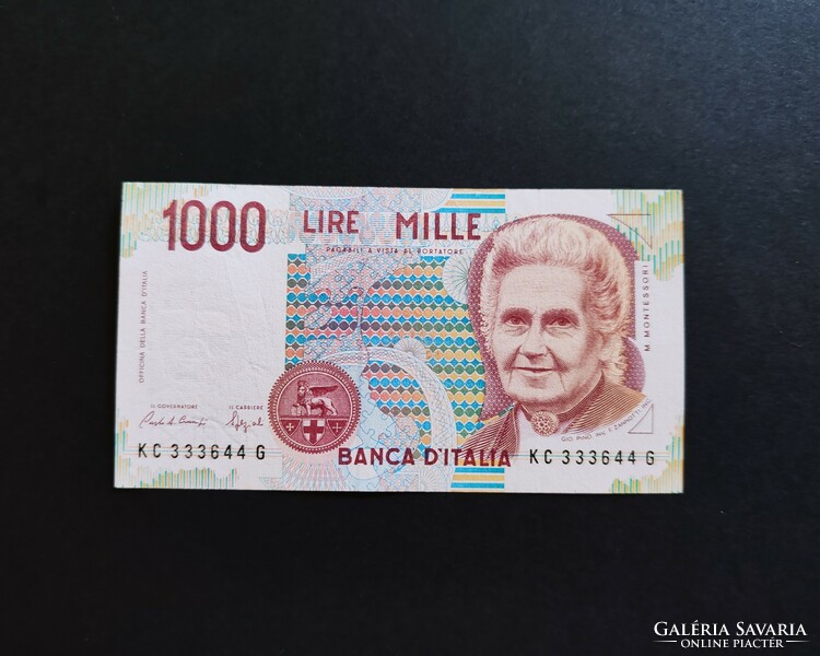 Olaszország 1000 Lire / Líra 1990, EF