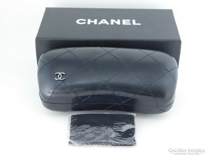 Chanel sunglasses/glasses hard case - cloth, case, card