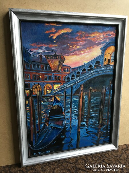 Venetian dawn c . Contemporary painting