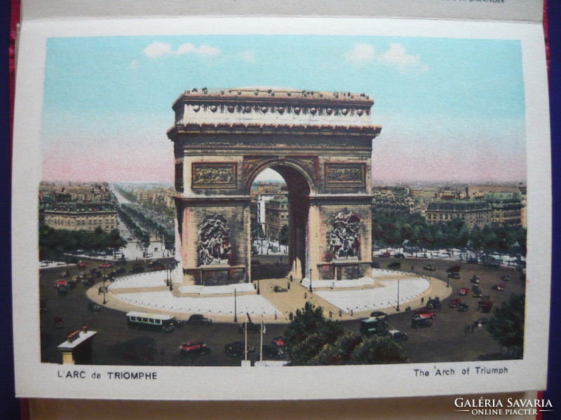 Antik fotóalbum Párizsról
