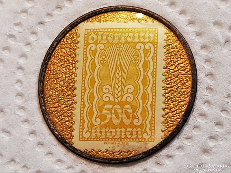 Ausztria 500 korona bélyegérme / bélyegpénz