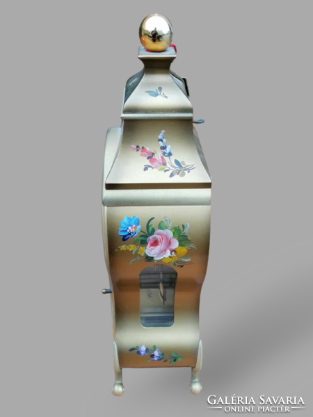 Kézzel festett kandalló óra