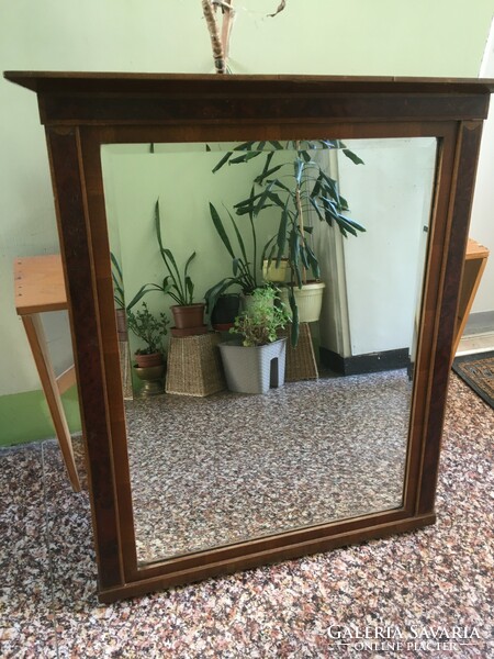Large birdermeier inlaid mirror !!!!! 92X72 cm!!!