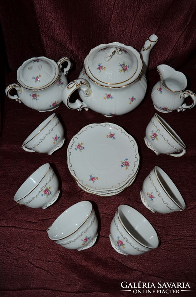 Zsolnay baroque tea set