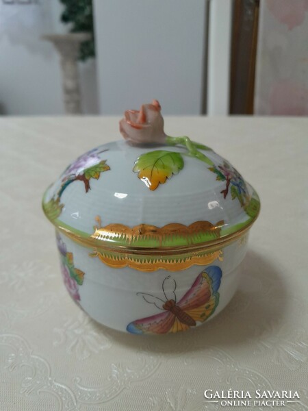 Herend victorian patterned sugar bowl