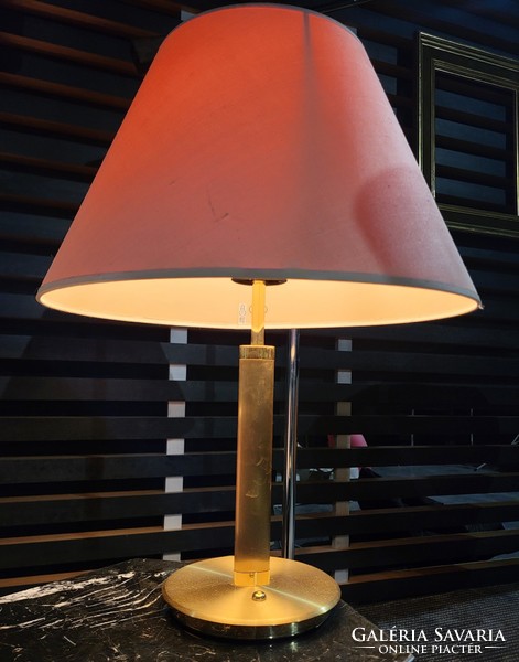 Pair of Mcm copper table lamps