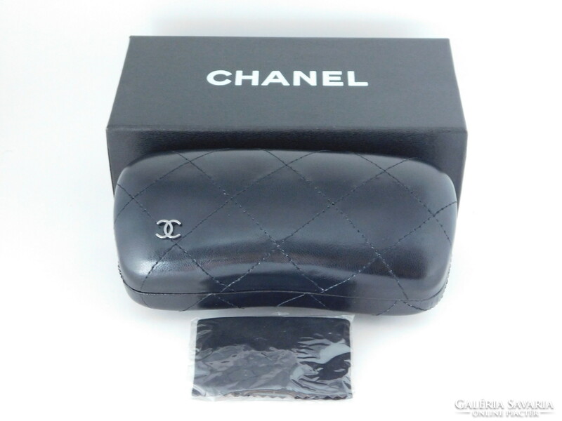 Chanel napszemüveg/szemüveg kemény tok - törlőkendő, tok, kártya