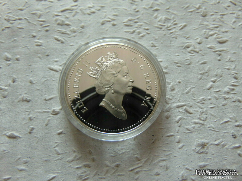 Canada 1 dollar 1992 pp 925 silver 25.17 Grams in sealed capsule