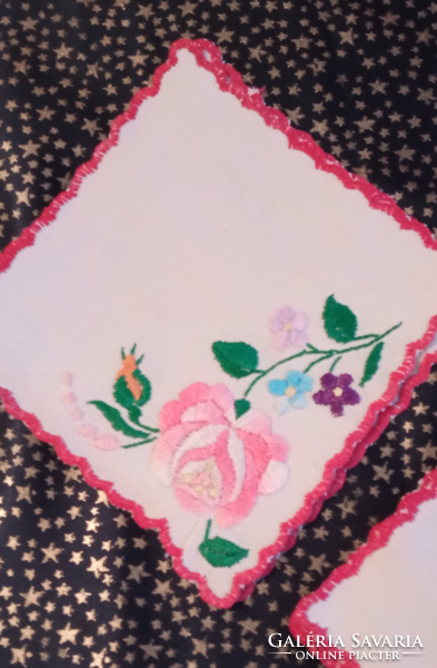 Small embroidered tablecloths