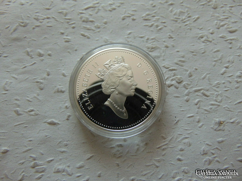 Canada 1 dollar 1995 pp 925 silver 25.17 Grams in sealed capsule