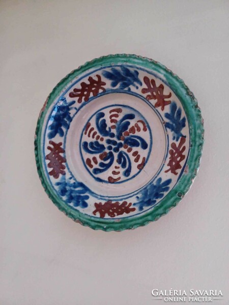Transylvanian earthenware plate, ~1890