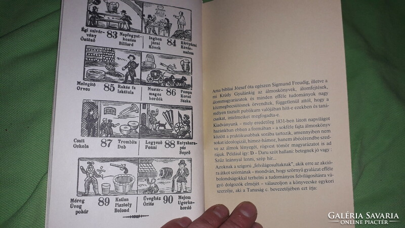 Antik Újonnan meg-igazított 's bővített egyptomi álmoskönyv REPRINT szép állapotban a képek szerint