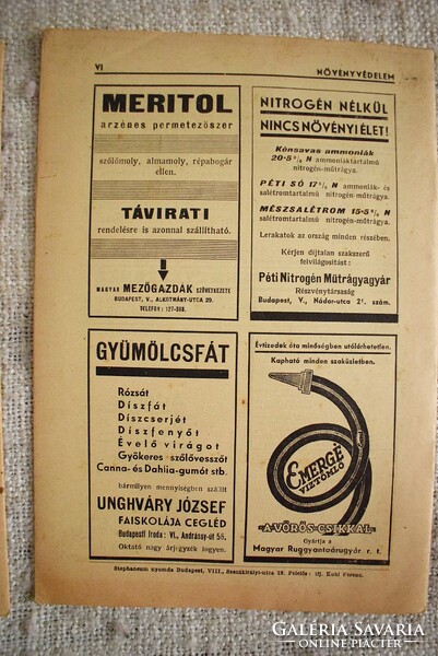 Horticulture xvi. Grade 8. 7. 6. 1940 Aug. Juni. Juli. Hungarian Royal Ministry of Agriculture 4