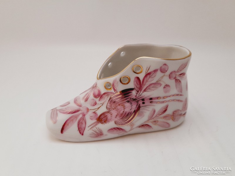 Herend porcelain zova patterned shoes