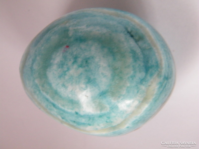 Egg made of mineral stone