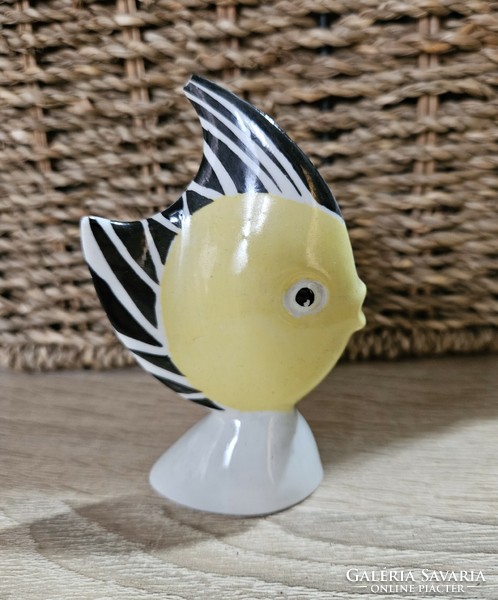 Kőbányai (Drasche) porcelán hal figura