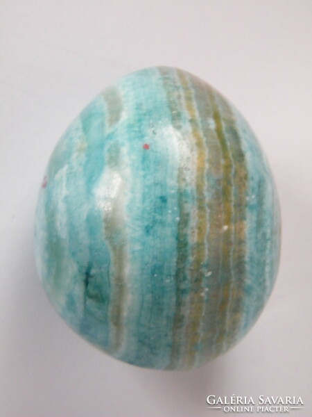 Egg made of mineral stone