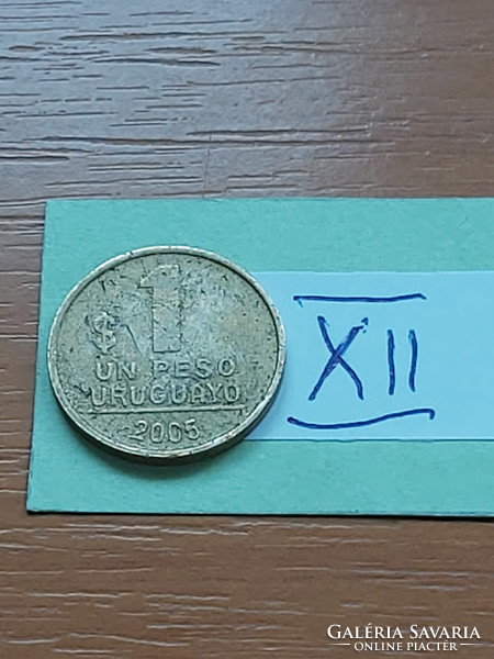 Uruguay 1 pesos 2005 aluminum bronze xii