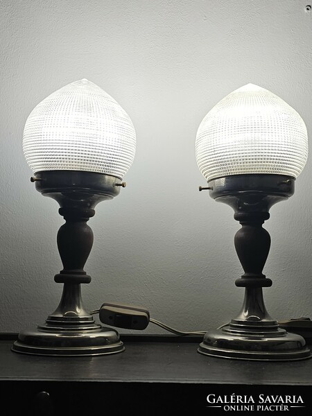 Beautiful pair of artdeco table lamps