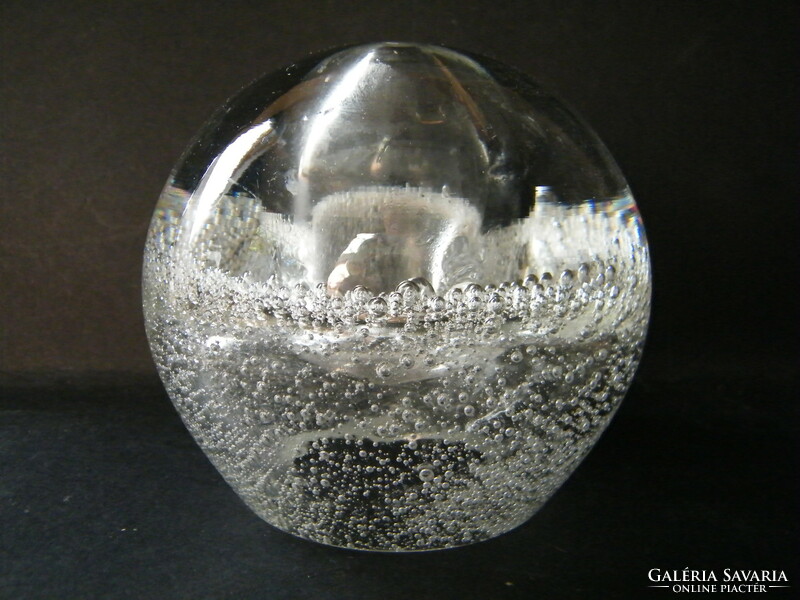 Bubble oil lamp glass