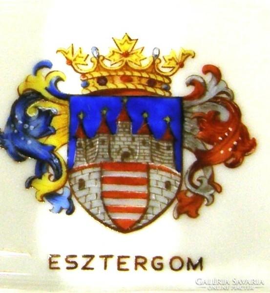Esztergom - Herendi címeres tálka - 1939-es jubileumi kiadás