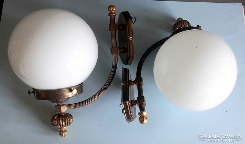 2 Orion bronze wall lamps, negotiable art deco design
