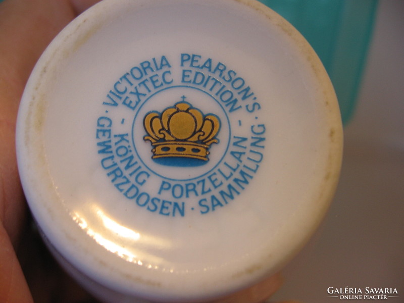 König Victoria e.Pearson porcelain pepper spice holder with certificate