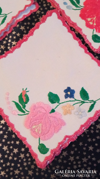 Small embroidered tablecloths