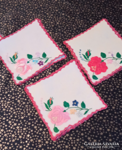 Small embroidered tablecloths