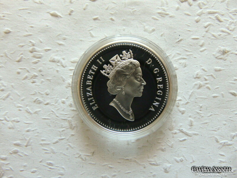Canada 1 dollar 1996 pp 925 silver 25.17 Grams in sealed capsule