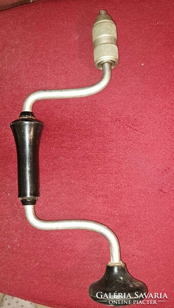Antique hand drill, drill bit, very old piece, for collection, but also for daily use