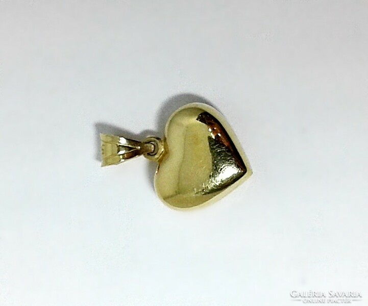 Yellow-white gold heart pendant (zal-au124256)