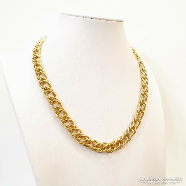 Vintage napier new york 1980's 18kt gold plated marked necklace