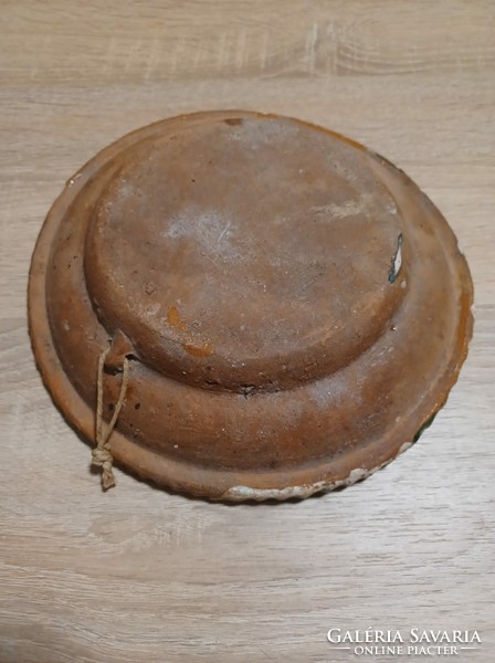 Erdélyi cserép tányér, ~1890