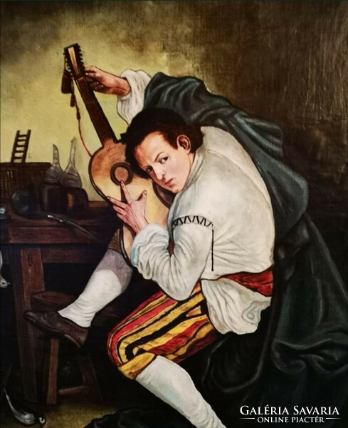 The painting The Guitarist