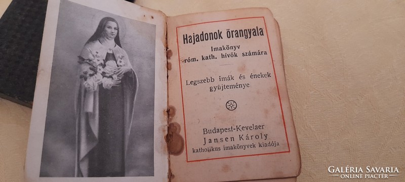 Prayer book ancient guardian angel in case 8.5x5.5x2cm 1929