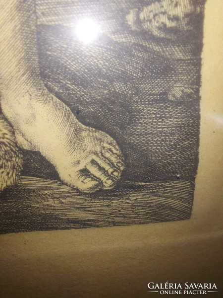 Dürer engraving, gravure, size indicated!