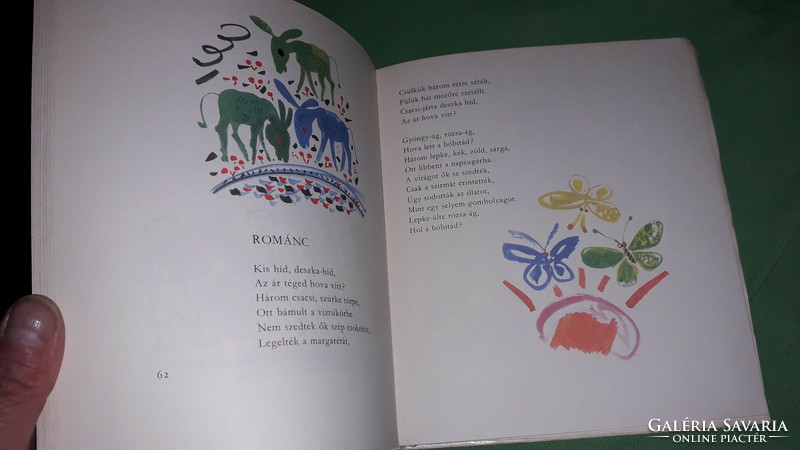 1968. Sándor Weöres - fairy-tale picture book with Bóbita poems according to the pictures