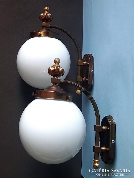 2 Orion bronze wall lamps, negotiable art deco design