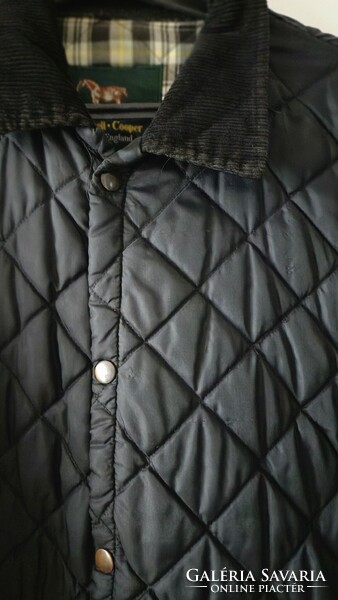 Forest English quilted equestrian riding black jacket jacket premium quality sporty wear :m : xxl