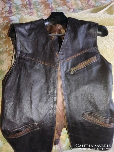 Harley davidson motorcycle leather vest