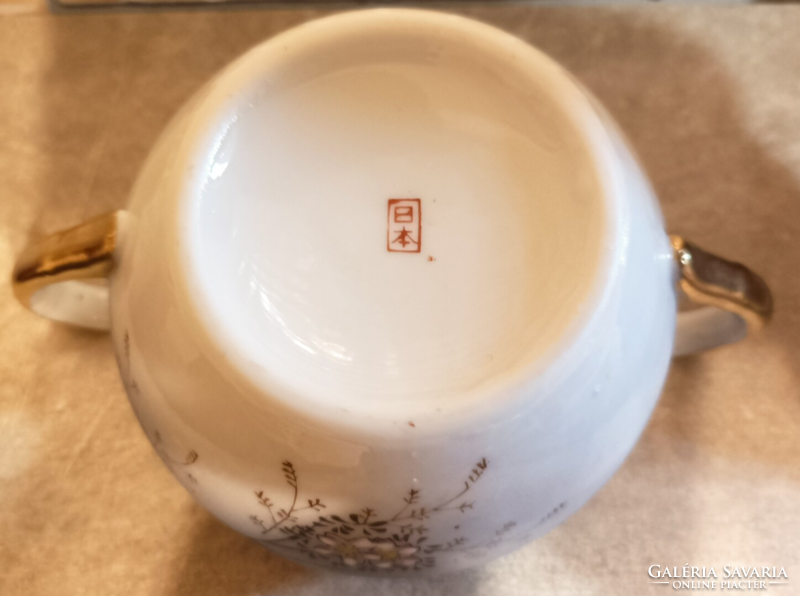 Chinese (?) Porcelain sugar bowl and spout