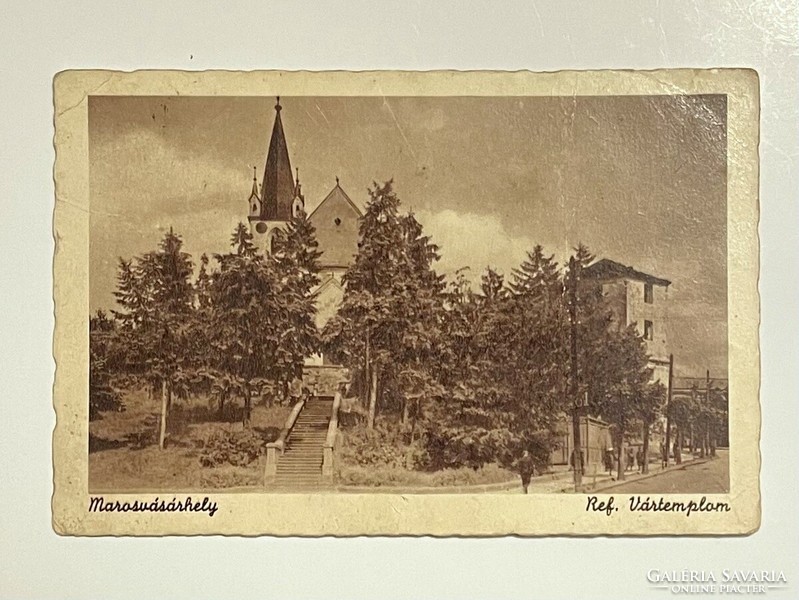 Marosvásárhely 1942 reformed castle church Transylvania postcard postcard