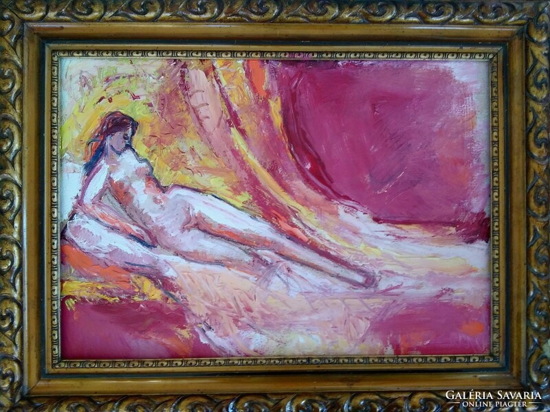 Female nude without signature oil painting