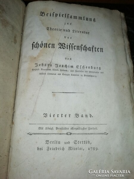 Bierter  Berlin 1789   a képeken látható állapotban van